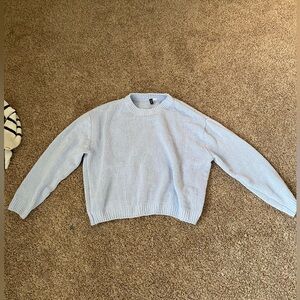 Baby blue oversized sweater
